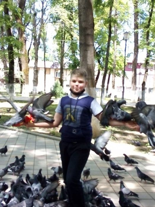 Парк г. Апшеронск "Я и голуби"
